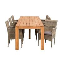 Le Sud tuinset stapelstoel Verona Antibes - 7-delig - thumbnail