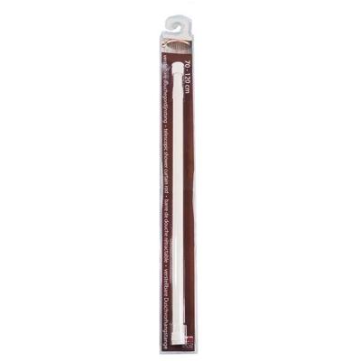 Dutch House aluminium douchestang 70 tot 120 cm wit