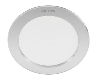 Philips Led inbouwspotDiamond Ø 9,5cm metaalgrijs - 77805700