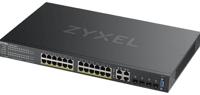 Zyxel GS2220-28HP-EU0101F netwerk-switch Managed L2 Gigabit Ethernet (10/100/1000) Zwart Power over - thumbnail