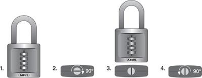 ABUS 11886 Hangslot Cijferslot