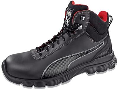 PUMA Pioneer Mid ESD SRC 630101-45 Hoge veiligheidsschoenen ESD S3 Schoenmaat (EU): 45 Zwart 1 stuk(s)