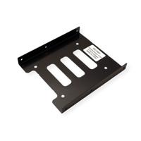 ROLINE montage adapter, 3,5 inch frame voor 1x 2,5 HDD/SSD, metaal, zwart - thumbnail