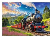 Intro Trefl puzzel van stoomtrein in de bergen 1000 stukjes - thumbnail