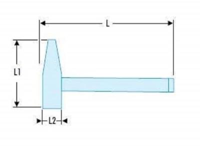Facom Profiber 205C.80 Bankwerkershamer 960 g 350 mm 1 stuk(s) Facom Profiber 205C.80 Bankwerkershamer 960 g 350 mm 1 stuk(s)