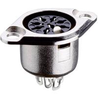 Lumberg 0103 08 DIN-connector Flensbus, contacten recht Aantal polen: 8 Zilver 1 stuk(s) - thumbnail