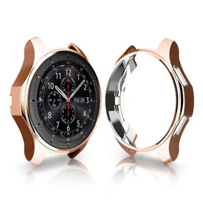 TPU plated schokbestendig Case voor Samsung Gear S3 Frontier SmartWatch 42mm (Rose goud) TPU plated schokbestendig Case voor Samsung Gear S3 Frontier SmartWatch 42mm (Rose goud)