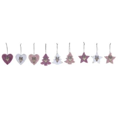 Kerst Decoratie Set DKD Home Decor Polyester (22 x 8 x 1 cm) (3 Stuks) Kerst Decoratie Set DKD Home Decor Polyester (22 x 8 x 1 cm) (3 Stuks)