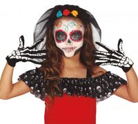 Skeletten handschoenen kind - thumbnail
