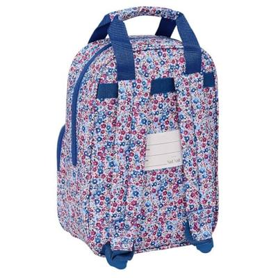 Schoolrugzak Nait Nait Flores coimbra azul Blauw 20 x 28 x 8 cm Schoolrugzak Nait Nait Flores coimbra azul Blauw 20 x 28 x 8 cm