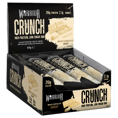Warrior Crunch Bar White Chocolate Crisp (12 x 64 g)