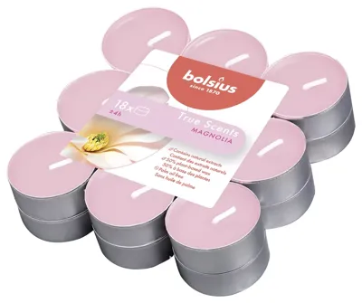 Geurtheelicht brick 18 True Scents Magnolia Bolsius - Bolsius - thumbnail