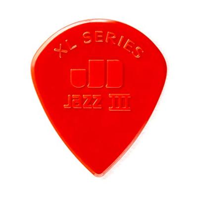 Dunlop Nylon Jazz III XL 24-pack plectrumset rood