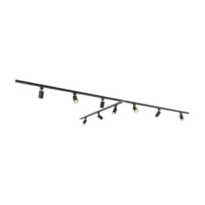 Taros Railverlichting Pakket - T-vorm - 3x 1,5m rail - 9 railspots - Incl. 2700K GU10 - IP20 - Modulair - 230V Taros Railverlichting Pakket - T-vorm - 3x 1,5m rail - 9 railspots - Incl. 2700K GU10 - IP20 - Modulair - 230V