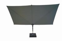 Sun square grey stokparasol 250 x 125 cm zonwering Madison - Madison - thumbnail