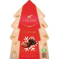 Côte d&apos;or chocolade Selection kerstboom, doos van 130 g - thumbnail