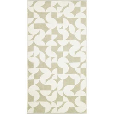 Cawö Cawo Studio gemustert 6251 Douchelaken 70x140 wasabi