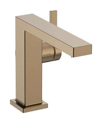 Hansgrohe Tecturis E 110 Fine CoolStart ééngreeps wastafelmengkraan met PushOpen, Brushed Bronze Hansgrohe Tecturis E 110 Fine CoolStart ééngreeps wastafelmengkraan met PushOpen, Brushed Bronze