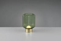 Trio Oplaadbaar tafellampjeLord met groen glas - R57761115 - thumbnail