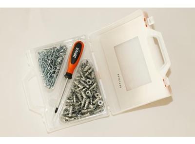 Spit gipsplaatpluggen met schroef in koffer - 14x31 mm - DRIVA TP12 - zelfborend