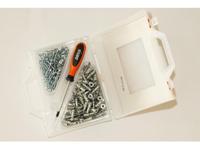 Spit gipsplaatpluggen met schroef in koffer - 14x31 mm - DRIVA TP12 - zelfborend - thumbnail
