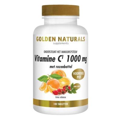 Golden Naturals Vitamine C 1000mg met rozenbottel Tabletten