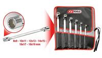 KS Tools 517.0310 5170310 Set dubbele scharniersleutels 8 - 19 mm Uitvoering Inbus 1 stuk(s) - thumbnail