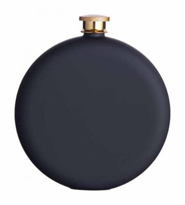 BarCraft heupfles 350 ml RVS matzwart/koper