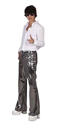 Disco broek zilver