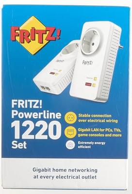 AVM FRITZ!Powerline 1220E Set Powerline Wit - thumbnail