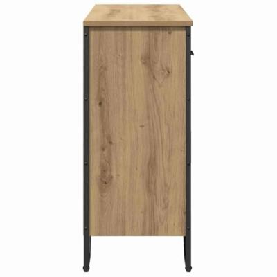 Dressoir artisanaal eikenkleurig 97 x 32.5 x 74.5 cm