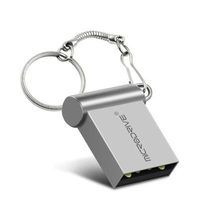 MicroDrive 16GB USB 2 0 Metal mini USB flash drives U schijf (grijs)