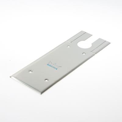 dormakaba dekplaat - t.b.v. vloerveer BTS 75V - RVS - brugbevestiging