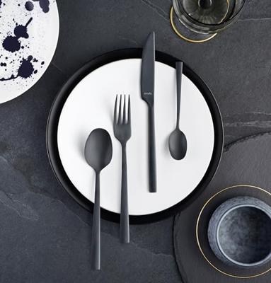 Amefa vintage bestekset 16-delig zwart