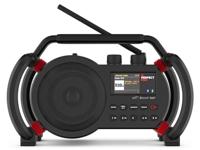 PerfectPro NetBox Bouwradio Internet, DAB+, VHF (FM) AUX, Bluetooth, DAB+, Internetradio, FM, USB, WiFi Powerbankfunctie, Spotify, Spatwaterbestendig, - thumbnail