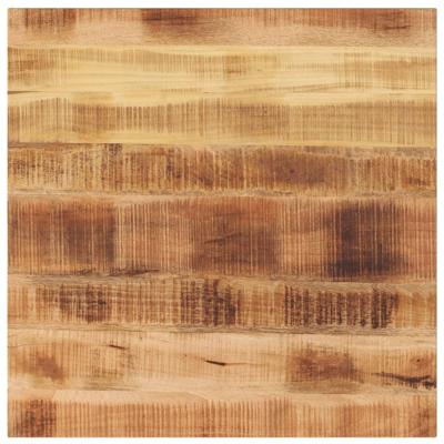 Tafelblad vierkant 80x80x3,8 cm massief ruw mangohout