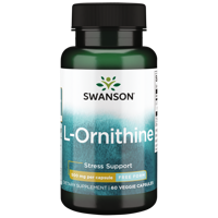 L-ornithine 500mg | Swanson | 60ct - thumbnail
