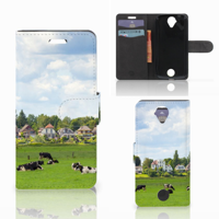 Acer Liquid Z330 Telefoonhoesje met Pasjes Koeien - thumbnail