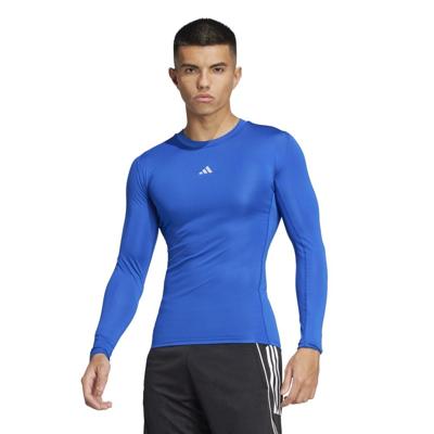 adidas TECHFIT Ondershirt Lange Mouwen Blauw adidas TECHFIT Ondershirt Lange Mouwen Blauw