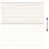 VidaXL Zebra rolgordijn 145x100 cm stofbreedte 140,9 cm marmerbeige - thumbnail
