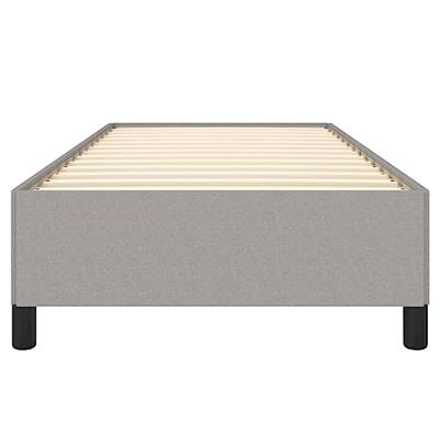 Bedframe stof lichtgrijs 90x190 cm Bedframe stof lichtgrijs 90x190 cm