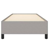 Bedframe stof lichtgrijs 90x190 cm - thumbnail