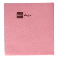 Taski Allegro reinigingsdoek, rood, pak van 25 stuks - thumbnail