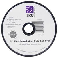 TRU COMPONENTS 1571443 Draad 3 x 0.14 mm² Geel, Rood, Groen 25 m - thumbnail