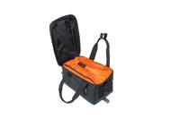 Basil miles tarpaulin bagagedragertas mik - sportieve zwarte fietsrugtas, waterdicht, 7l inhoud - thumbnail