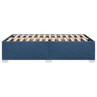 Bedframe zonder matras 120x190 cm stof blauw - thumbnail