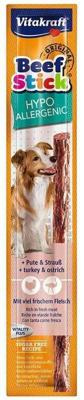 VITAKRAFT Beef Stick Hypoallergenic turkey with ostrich - hondensnack - 12 g