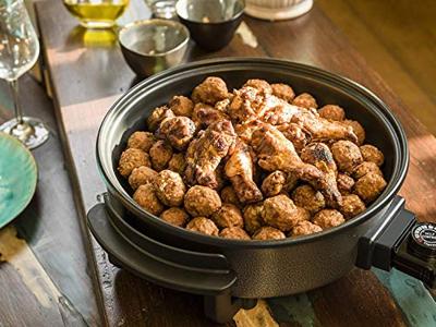 Bestron AHP1200 Elektrische Multifunctionele Party-Hapjespan Zwart