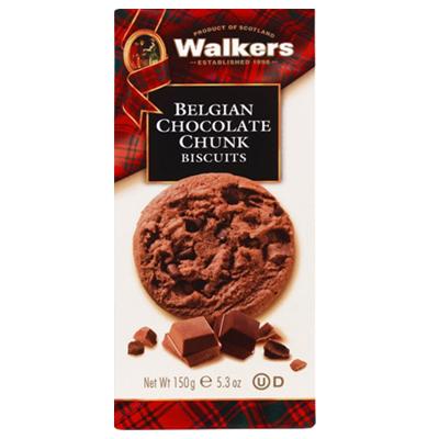 Walkers - Belgian Chocolate Chunk Biscuits - 150g