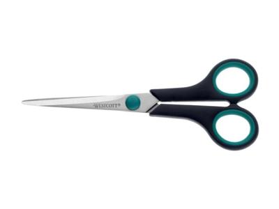 Westcott schaar Softgrip 17,5 cm, symmetrische ogen Westcott schaar Softgrip 17,5 cm, symmetrische ogen